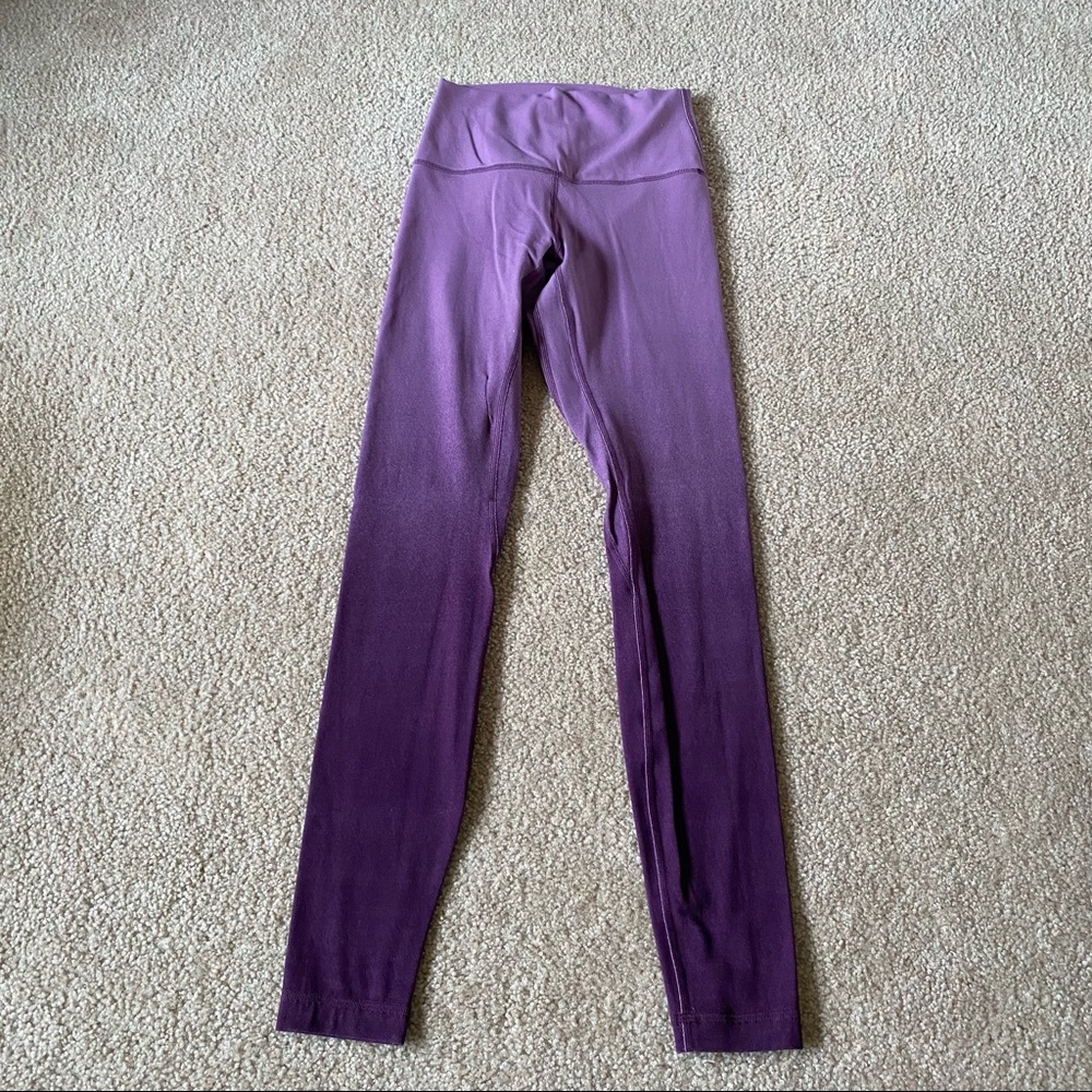 Lululemon Align Pant 28” Size 4 Spray Ombré Jubilee Multi